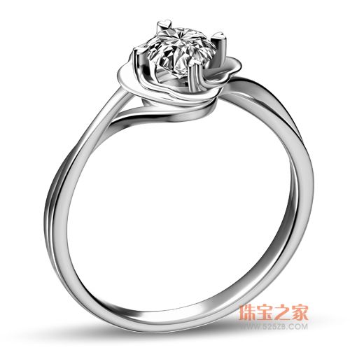 爱迪尔珠宝花慕T01132女戒K金婚戒