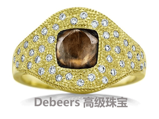 戴比尔斯Debeers这个品牌素有“钻石之神”的美誉，是个独霸一方的钻石矿产公司，21世纪，它与LV组成了Debeers珠宝公司，因此成为了顶级钻石的代名词。以下四款就是刚刚进驻北京的Debeers的几件主打多种宝石精密镶嵌的珠宝首饰。